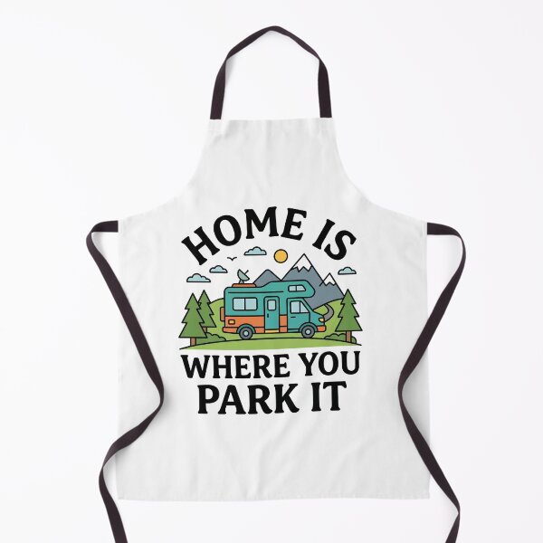 Item preview, Home Is Where You Park It – Funny Campervan Gift Van Life Road Trip Quote designed and sold by Sekla-Studio.
