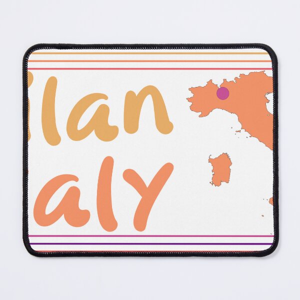 Item preview, Milan Italy City Marked On Country Map designed and sold by TheIconSmith.