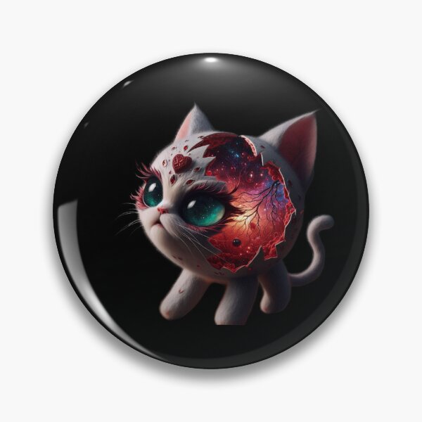 Item preview, Cracked Shell Subconscious – Big Eyed Galaxy Kitten designed and sold by LujziWorld.