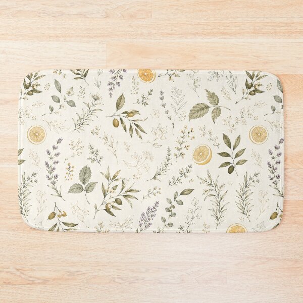Item preview, Mediterranean Olive Branch Seamless All Over Print Pattern designed and sold by OpenDreamArts.