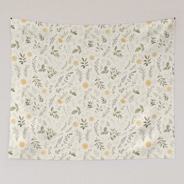Item preview, Mediterranean Olive Branch Seamless All Over Print Pattern designed and sold by OpenDreamArts.