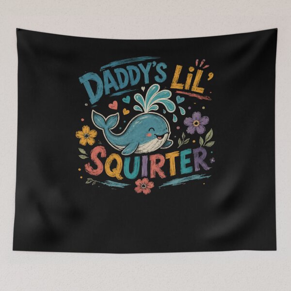 Item preview, Daddy's Lil' Squirter Funny New Dad Baby Whale Fatherhood designed and sold by RetroMini2026.