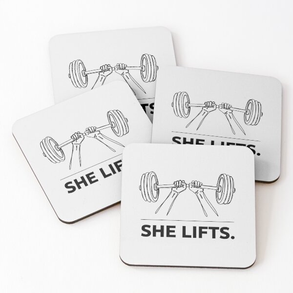 Item preview, She Lifts - Women Strength Gym Design designed and sold by Enea Kelo.