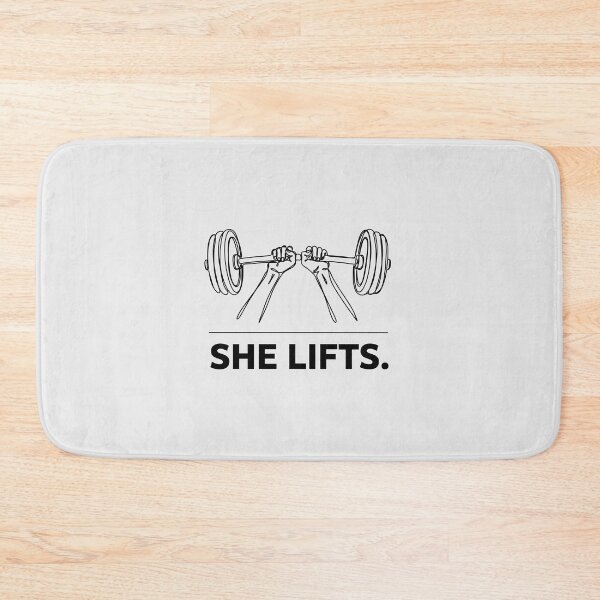 Item preview, She Lifts - Women Strength Gym Design designed and sold by Enea Kelo.