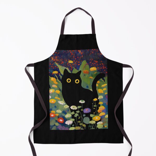 Item preview, Gustav Klimt Black Cat designed and sold by PurrfectHome.