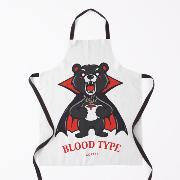 Item preview, Vampire Bear Coffee – Blood Type Coffee Funny Gothic Caffeine Addict Design for Coffee Lovers & Dark Aesthetic Fans designed and sold by AbderraimArt.
