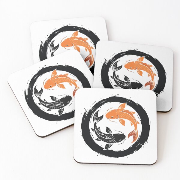 Item preview, Yin Yang Koi Fish Zen Enso Circle designed and sold by ArcApparel2020.
