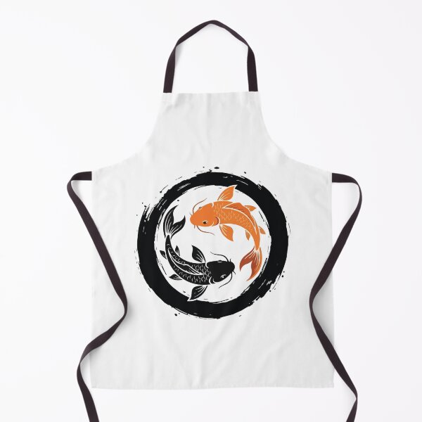 Item preview, Yin Yang Koi Fish Zen Enso Circle designed and sold by ArcApparel2020.