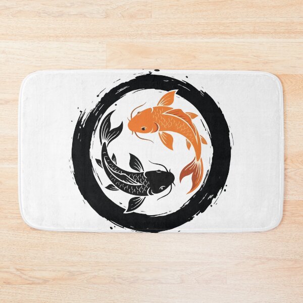 Item preview, Yin Yang Koi Fish Zen Enso Circle designed and sold by ArcApparel2020.
