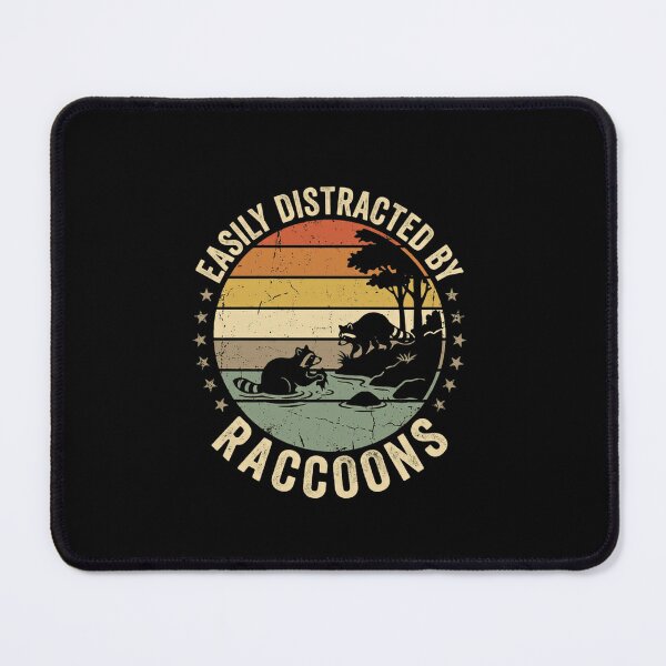 Item preview, Easily Distracted By Raccoons Animal Lover Wildlife Fan designed and sold by RetroMini2026.