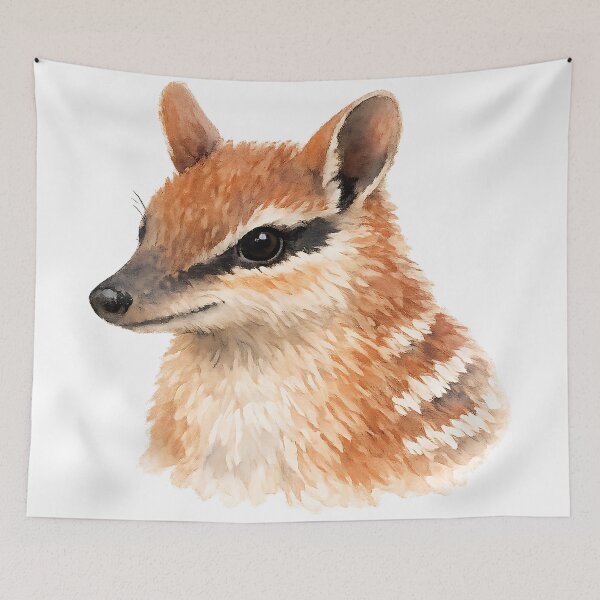 Item preview, Numbat Portrait — Watercolour Illustration designed and sold by Jaruart.