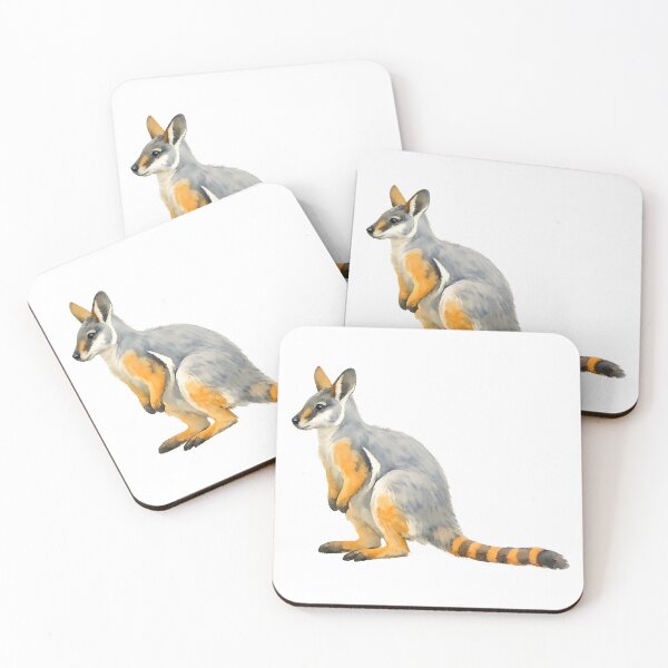 Item preview, Yellow-Footed Rock-Wallaby — Watercolour designed and sold by Jaruart.