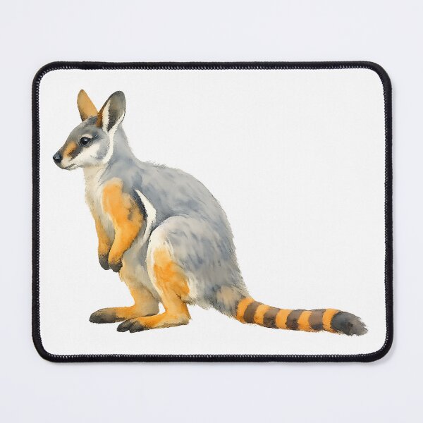 Item preview, Yellow-Footed Rock-Wallaby — Watercolour designed and sold by Jaruart.