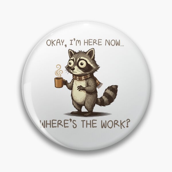 Item preview, Morning Coffee Raccoon designed and sold by BHP Studio.
