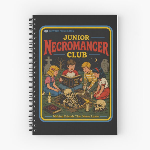 Item preview, Junior Necromancer Club designed and sold by malkstudios.