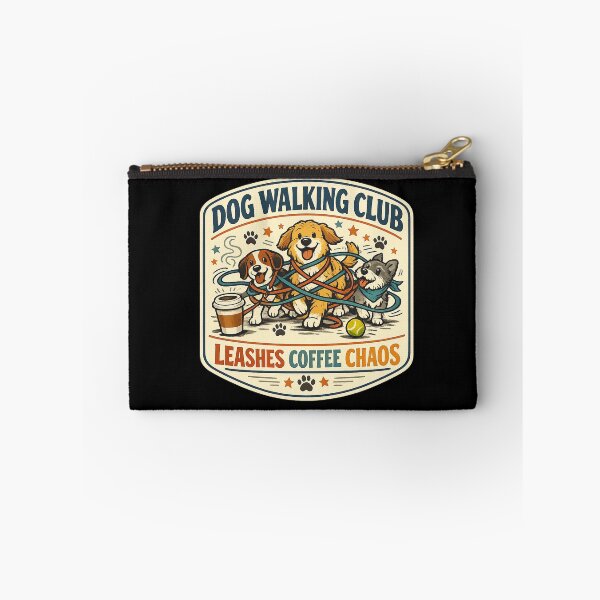Item preview, Dog Walking Club Leashes Coffee Chaos designed and sold by Concrete Coffee Studio.