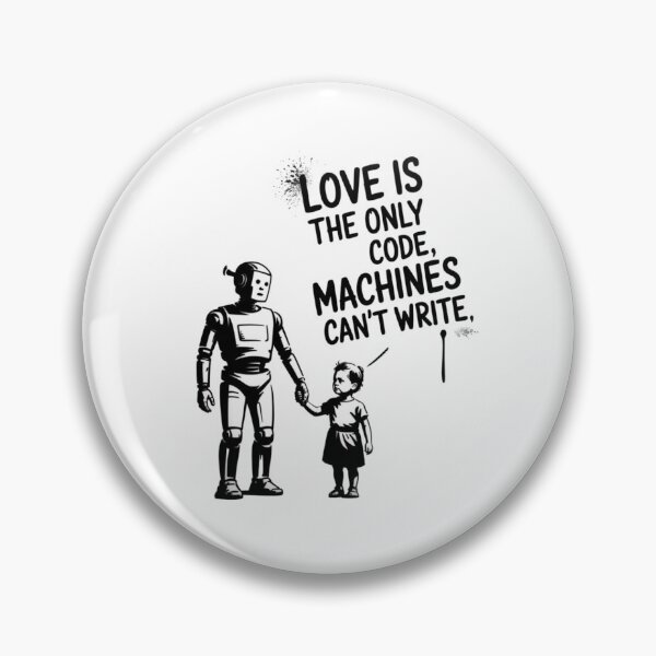 Item preview, Banksy - Love is the only code machines can't write designed and sold by 123ks.