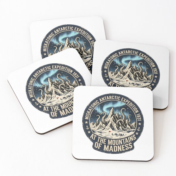 Item preview, At The Mountains of Madness Miskatonic Antarctic Expedition Badge designed and sold by Fenay Designs.