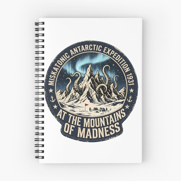 Item preview, At The Mountains of Madness Miskatonic Antarctic Expedition Badge designed and sold by Fenay Designs.