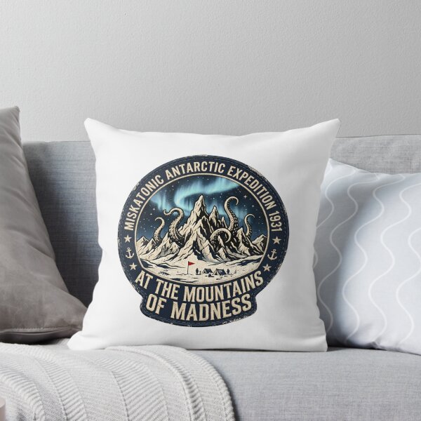 Aperçu de l'œuvre Insigne de l'expédition antarctique Miskatonic dans les montagnes de la folie créée et vendue par Fenay Designs.