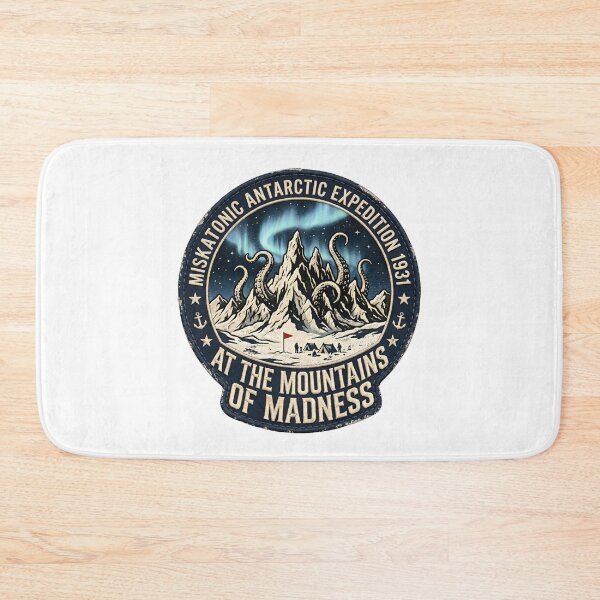 Item preview, At The Mountains of Madness Miskatonic Antarctic Expedition Badge designed and sold by Fenay Designs.