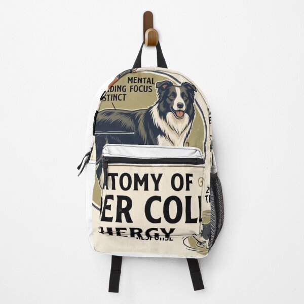 Item preview, Anatomy of Border Collie Energy Vintage Retro Dog Lover Design designed and sold by urbinet.