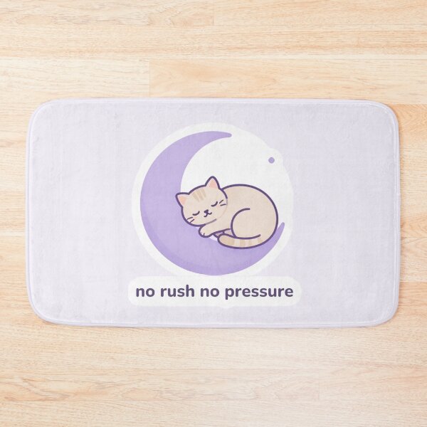 Item preview, No Rush No Pressure – Stress Free Affirmation Artwork designed and sold by CosmicQuietLab.