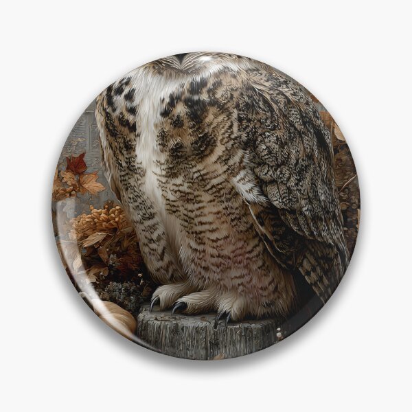 Item preview, Majestic Owl Surrounded by Autumn Elements designed and sold by Artessie.