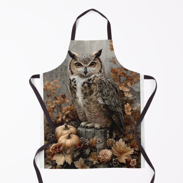 Item preview, Majestic Owl Surrounded by Autumn Elements designed and sold by Artessie.