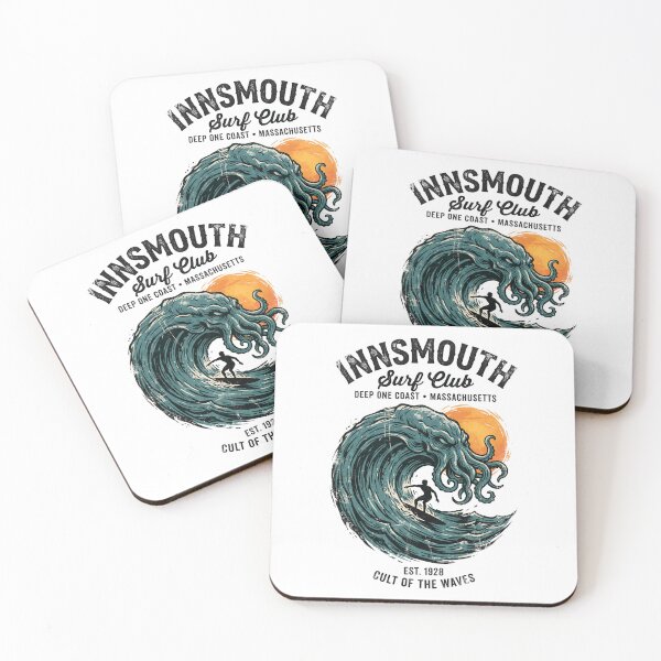 Item preview, Innsmouth Surf Club Cult of the Waves Cthulhu Vintage Surf designed and sold by Fenay Designs.