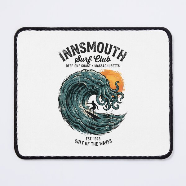 Item preview, Innsmouth Surf Club Cult of the Waves Cthulhu Vintage Surf designed and sold by Fenay Designs.
