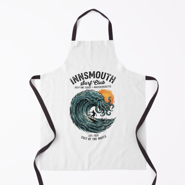 Item preview, Innsmouth Surf Club Cult of the Waves Cthulhu Vintage Surf designed and sold by Fenay Designs.