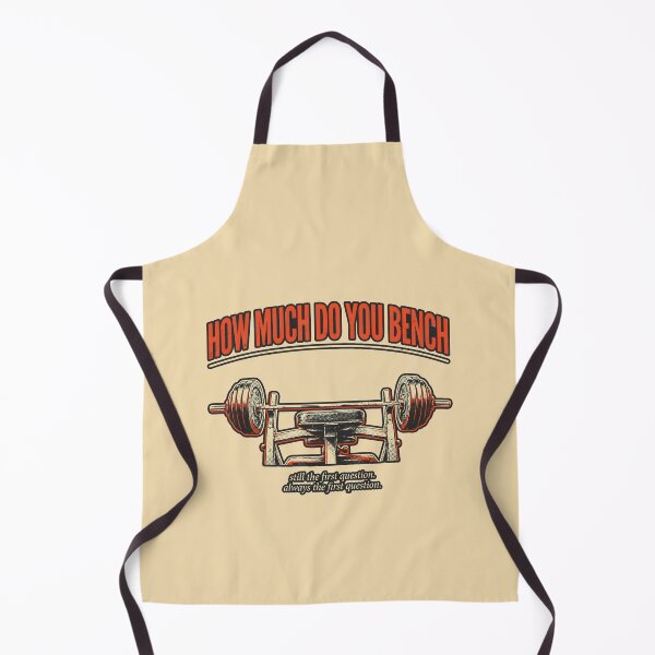 Item preview, How Much Do You Bench - Vintage Barbell Weightlifting Design designed and sold by Enea Kelo.