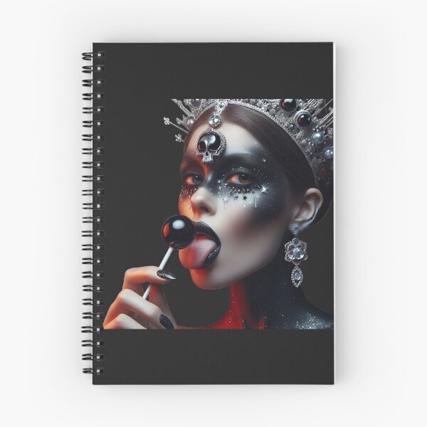 Item preview, Dark Queen Licking Black Lollipop designed and sold by Voodoo Store Paranormal Collections.