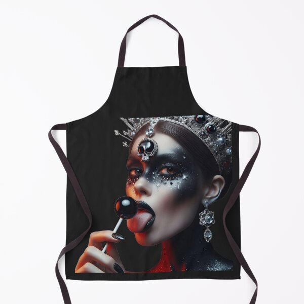 Item preview, Dark Queen Licking Black Lollipop designed and sold by Voodoo Store Paranormal Collections.