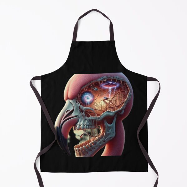 Item preview, The Ride of Madness – Flamingo Skull Rollercoaster designed and sold by LujziWorld.