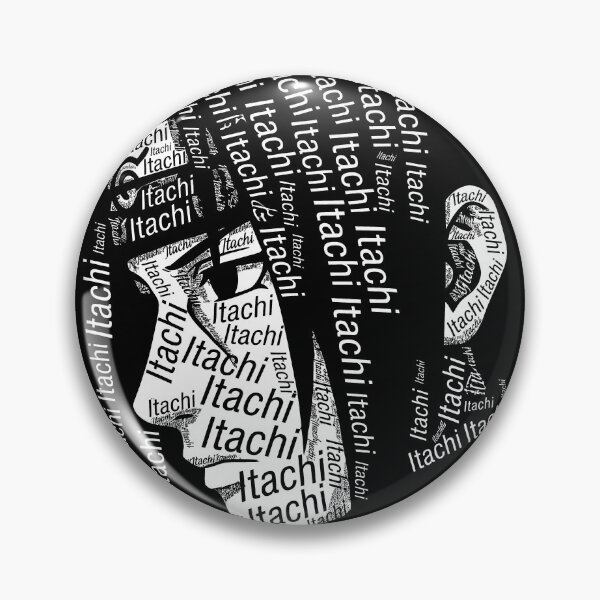 Item preview, Itachi Uchiha Typographic Silhouette Minimalist Anime Art designed and sold by MCHDesignST.