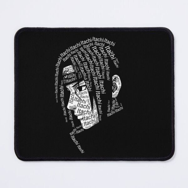 Item preview, Itachi Uchiha Typographic Silhouette Minimalist Anime Art designed and sold by MCHDesignST.