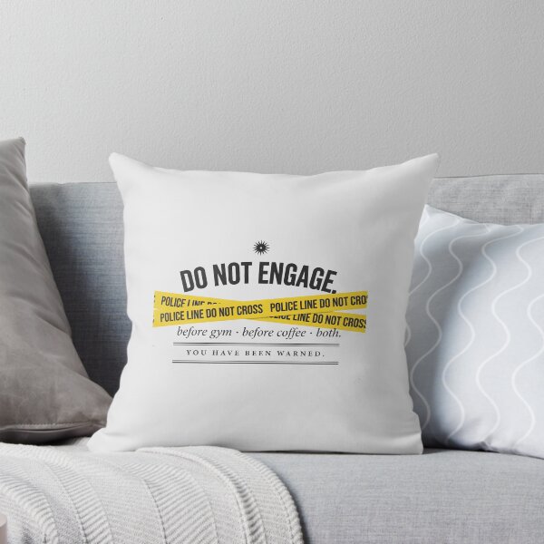 Item preview, Do Not Engage Before Gym and Coffee - Fitness Design designed and sold by Enea Kelo.