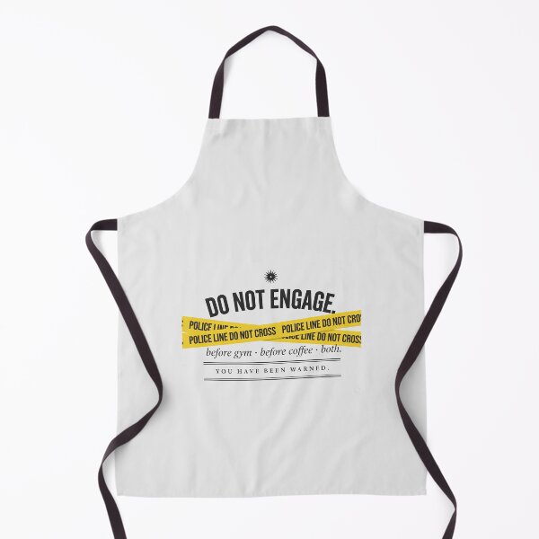 Item preview, Do Not Engage Before Gym and Coffee - Fitness Design designed and sold by Enea Kelo.