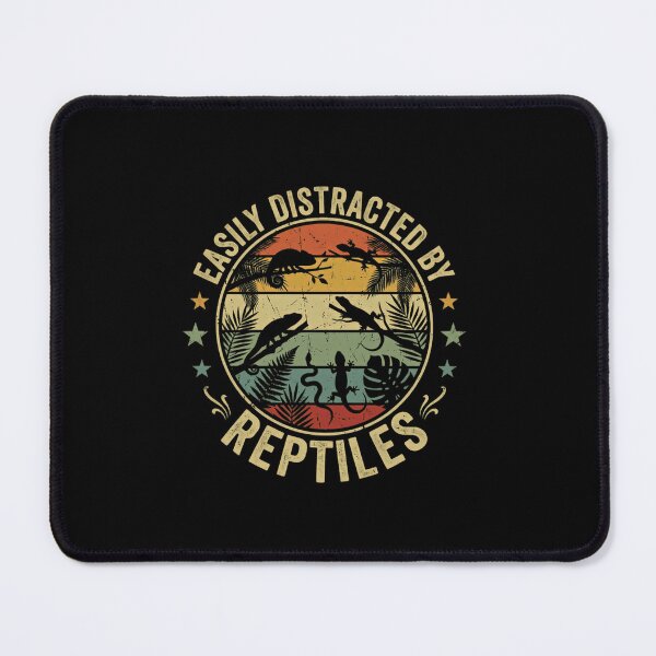 Item preview, Easily Distracted By Reptiles | Reptile Owner Herpetologist Enthusiast designed and sold by RetroMini2026.