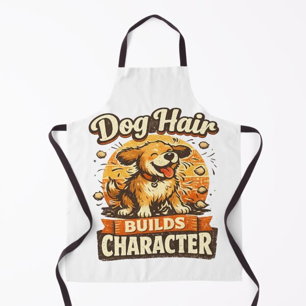 Item preview, Dog Hair Builds Character - Funny Dog Lover Gift designed and sold by MKarts96.