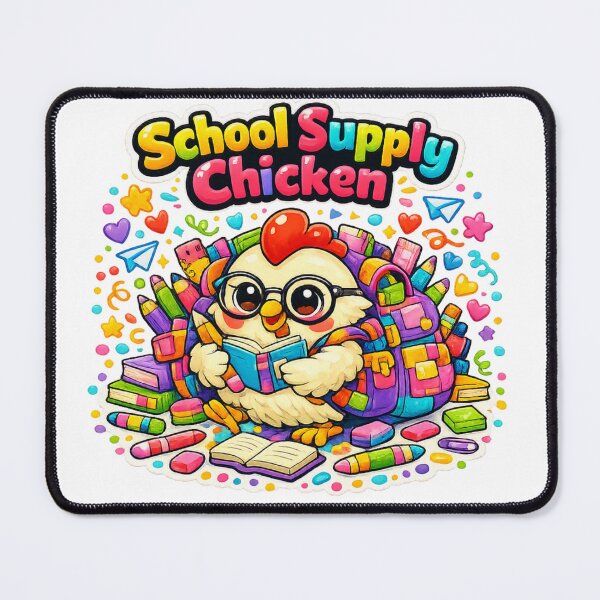 Item preview, Colorful Classroom Chicken  designed and sold by Chill Chicken Studio.