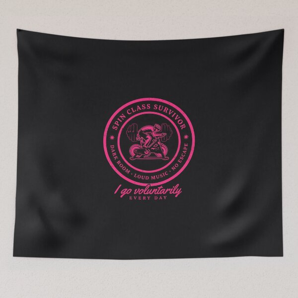 Item preview, Spin Class Survivor - Athlete Emblem designed and sold by Enea Kelo.