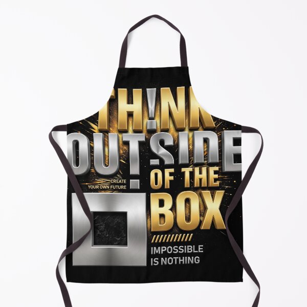 Item preview, Think Outside of The Box - Creative Typography Design designed and sold by Stotee.