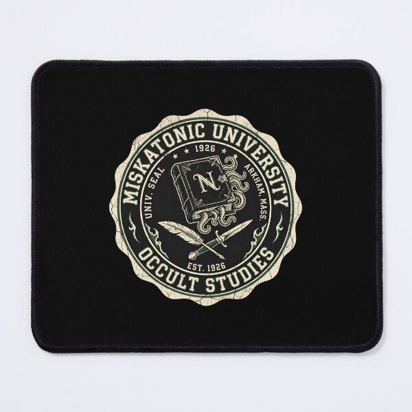 Item preview, Miskatonic University Occult Studies Seal Necronomicon Cthulhu Mythos designed and sold by Fenay Designs.