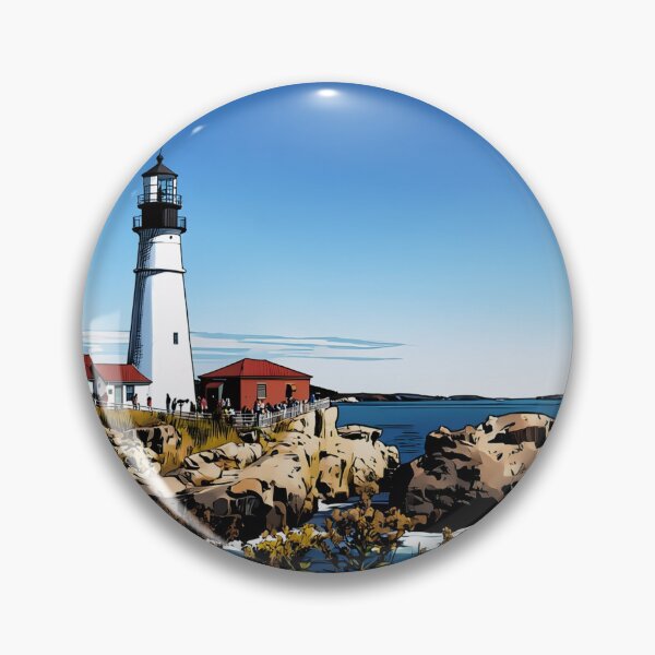 Item preview, New England Lighthouse designed and sold by tomorrowsart.