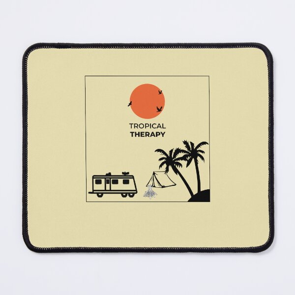 Item preview, Tropical Therapy Camping Travel Typography designed and sold by nocontextdept.