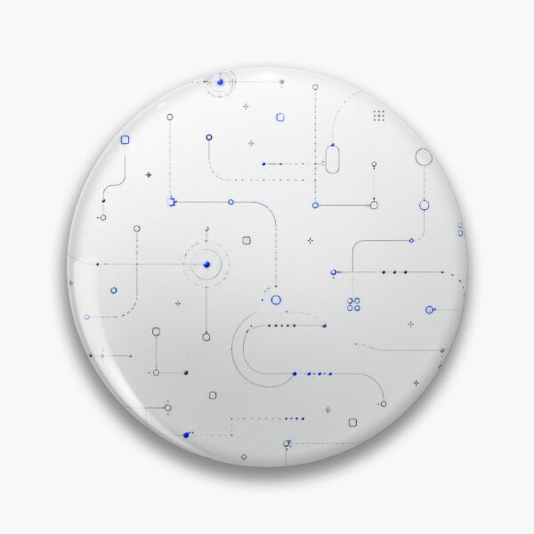 Item preview, Futuristic AI Innovation Network Pattern – Clean Cyber Minimalist designed and sold by OpenDreamArts.