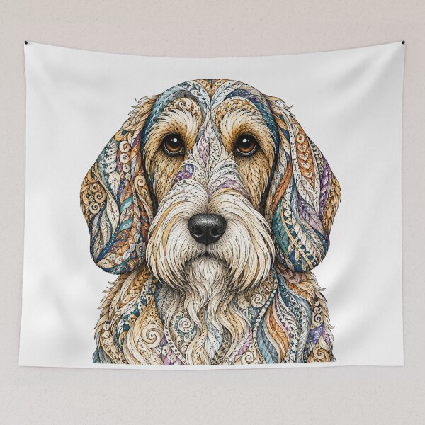 Item preview, Petit Basset Griffon Vendéen designed and sold by PaintedbyCarol.